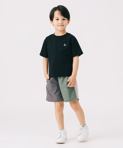 B:MING by BEAMS（ビーミングバイビームス）の「エンブロイダリー クルーネック Tシャツ 2025SS（100～140cm）（Tシャツ/カットソー・キッズ・ブラウン系その他2/ブラック・120/140/110/130/100）」の12枚目の写真