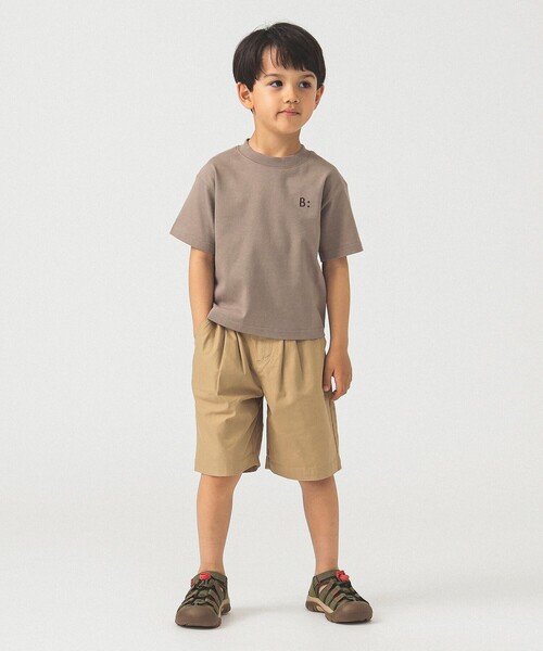 B:MING by BEAMS（ビーミングバイビームス）の「エンブロイダリー クルーネック Tシャツ 2025SS（100～140cm）（Tシャツ/カットソー・キッズ・ブラウン系その他2/ブラック・120/140/110/130/100）」の14枚目の写真