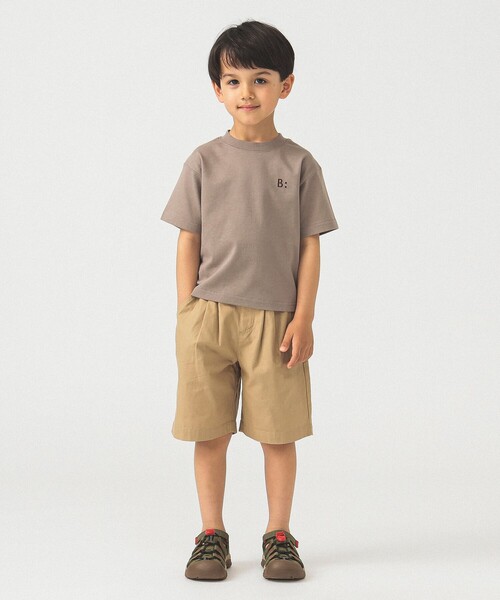 B:MING by BEAMS（ビーミングバイビームス）の「エンブロイダリー クルーネック Tシャツ 2025SS（100～140cm）（Tシャツ/カットソー・キッズ・ブラウン系その他2/ブラック・120/140/110/130/100）」の15枚目の写真
