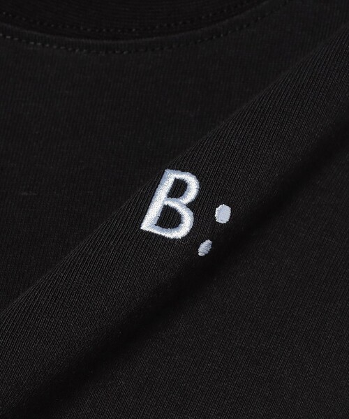 B:MING by BEAMS（ビーミングバイビームス）の「エンブロイダリー クルーネック Tシャツ 2025SS（100～140cm）（Tシャツ/カットソー・キッズ・ブラウン系その他2/ブラック・120/140/110/130/100）」の4枚目の写真