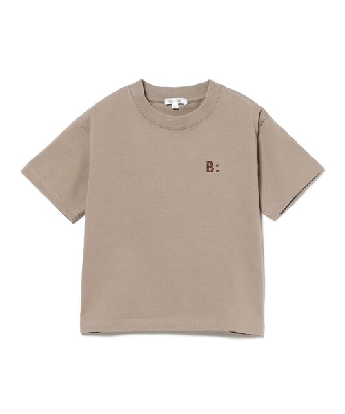B:MING by BEAMS（ビーミングバイビームス）の「エンブロイダリー クルーネック Tシャツ 2025SS（100～140cm）（Tシャツ/カットソー・キッズ・ブラウン系その他2/ブラック・120/140/110/130/100）」の5枚目の写真