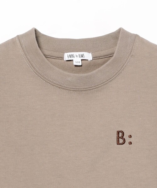 B:MING by BEAMS（ビーミングバイビームス）の「エンブロイダリー クルーネック Tシャツ 2025SS（100～140cm）（Tシャツ/カットソー・キッズ・ブラウン系その他2/ブラック・120/140/110/130/100）」の6枚目の写真