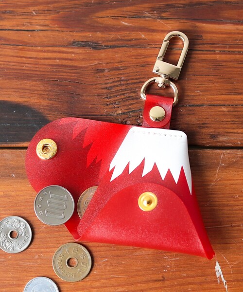 BEAMS JAPAN(ビームス ジャパン)の「【別注】MISTY LAYER / 富士山型コインケース(コインケース・レディース・レッド/ネイビー/オレンジ・ONE SIZE)」の5枚目の写真