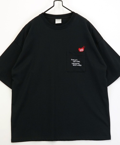 レトロ ポップ 白 黒 Tシャツ ヘビーウェイト（Tシャツ/カットソー