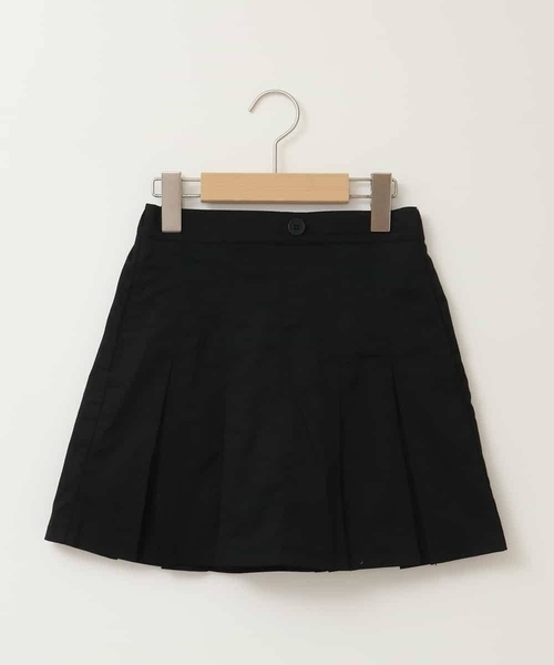a.v.v（アーヴェヴェ）の「[120-130]インパン付きタックプリーツスカート（スカート・キッズ・ブルー/ブラック・120/130）」の8枚目の写真