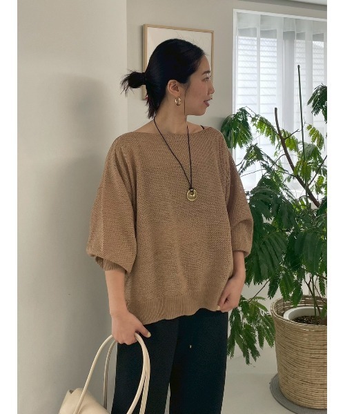 新品タグ付き 春先にも♡ Mila Owen ミラオーウェン モヘヤニット セール】【ウォッシャブル】メッシュライクニット（ニット