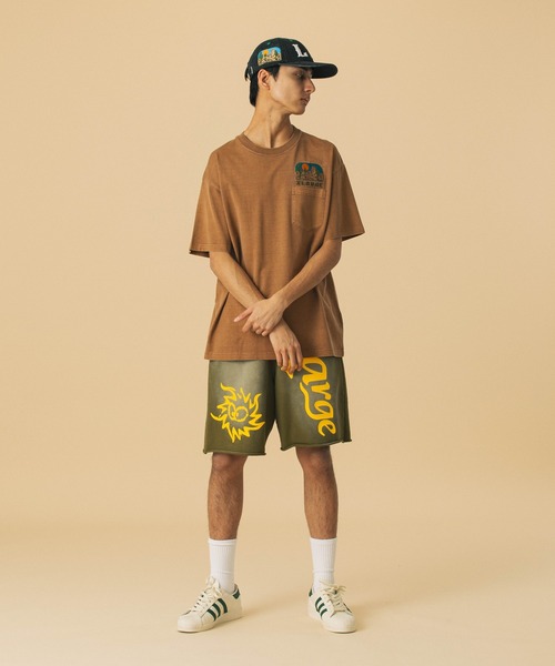 XLARGE（エクストララージ）の「COMMUNITY SPIRIT SWEAT SHORT PANTS（スウェットパンツ・メンズ・オリーブ/チャコール/パープル・S/M/L/XL）」の19枚目の写真