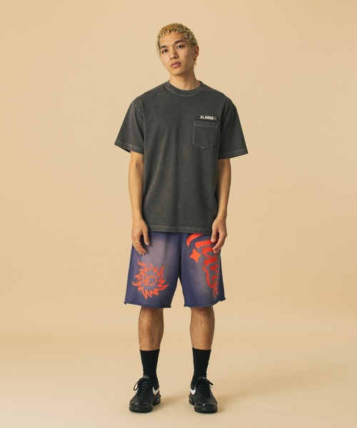 XLARGE（エクストララージ）の「COMMUNITY SPIRIT SWEAT SHORT PANTS（スウェットパンツ・メンズ・オリーブ/チャコール/パープル・S/M/L/XL）」の17枚目の写真