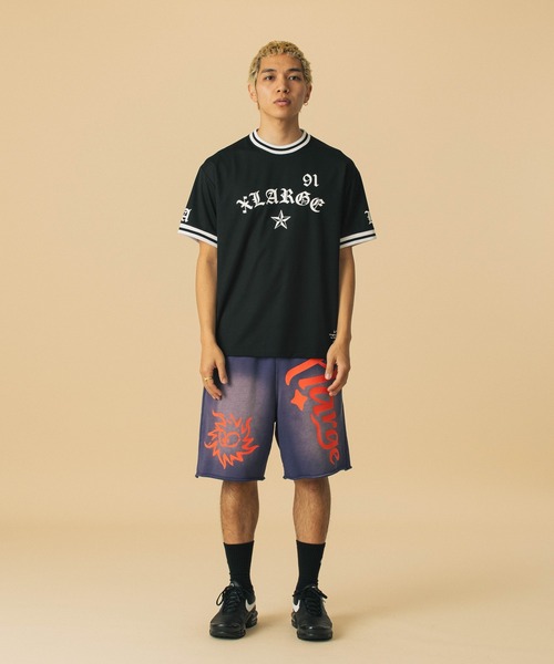 XLARGE（エクストララージ）の「COMMUNITY SPIRIT SWEAT SHORT PANTS（スウェットパンツ・メンズ・オリーブ/チャコール/パープル・S/M/L/XL）」の15枚目の写真