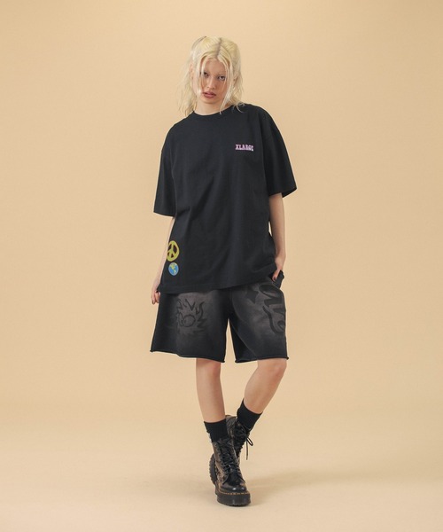 XLARGE（エクストララージ）の「COMMUNITY SPIRIT SWEAT SHORT PANTS（スウェットパンツ・メンズ・オリーブ/チャコール/パープル・S/M/L/XL）」の21枚目の写真