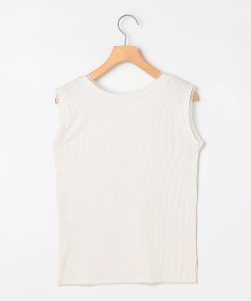 MICO COULIER（ミコクリエ）の「ラメテレコタンクトップ（Tシャツ/カットソー・レディース・オフホワイト/ブラック/ライトグレー・38）」の12枚目の写真