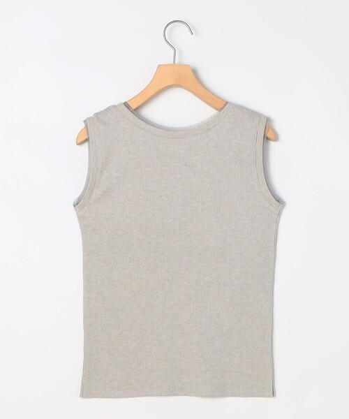 MICO COULIER（ミコクリエ）の「ラメテレコタンクトップ（Tシャツ/カットソー・レディース・オフホワイト/ブラック/ライトグレー・38）」の17枚目の写真