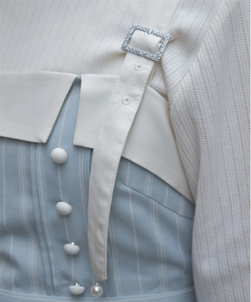 axes femme（アクシーズファム）の「蝶刺繍リボンストライプジャンパースカート（ワンピース・レディース・ネイビー/ミント/ピンク・FREE）」の20枚目の写真