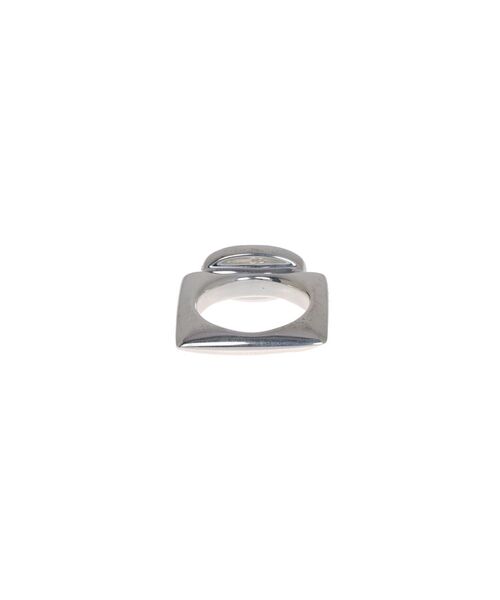 Htage（テージ）の「【Htage】Square at stone ring（リング・レディース・シルバー・FREE）」の3枚目の写真