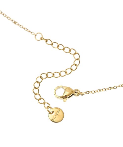 earth music&ecology（アースミュージックアンドエコロジー）の「【ステンレス】リボンモチーフネックレス（ネックレス・レディース・ゴールド/シルバー・FREE）」の11枚目の写真