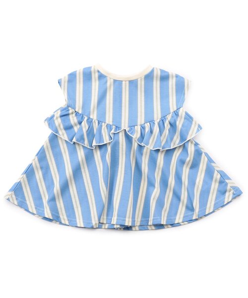 BREEZE（ブリーズ）の「【速乾/ジュニア対応】フレアチュニック（Tシャツ/カットソー・キッズ・ピンク/ブルー/オフホワイト・80/90/100/110/120/130/140）」の11枚目の写真