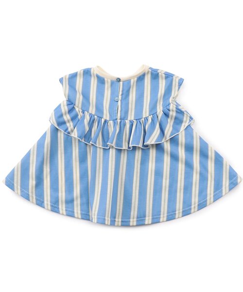 BREEZE（ブリーズ）の「【速乾/ジュニア対応】フレアチュニック（Tシャツ/カットソー・キッズ・ピンク/ブルー/オフホワイト・80/90/100/110/120/130/140）」の16枚目の写真