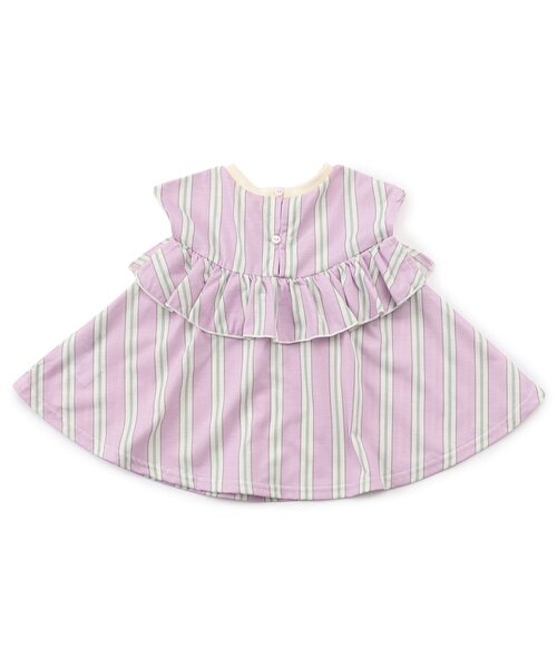 BREEZE（ブリーズ）の「【速乾/ジュニア対応】フレアチュニック（Tシャツ/カットソー・キッズ・ピンク/ブルー/オフホワイト・80/90/100/110/120/130/140）」の18枚目の写真