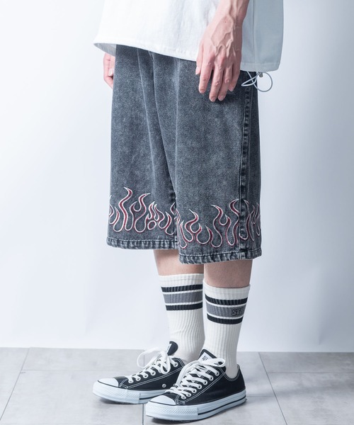 Starting Over(スターティングオーバー)の「custom design denim Jorts/カスタムデザイン デニム ジョーツ(デニムパンツ・メンズ・ブラック系その他/ブラック・L/M)」の13枚目の写真