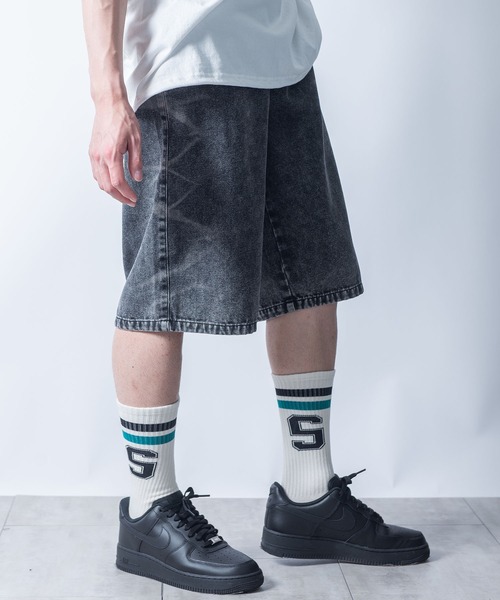 Starting Over(スターティングオーバー)の「custom design denim Jorts/カスタムデザイン デニム ジョーツ(デニムパンツ・メンズ・ブラック系その他/ブラック・L/M)」の7枚目の写真