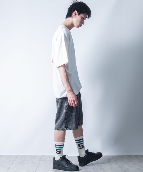 Starting Over(スターティングオーバー)の「custom design denim Jorts/カスタムデザイン デニム ジョーツ(デニムパンツ・メンズ・ブラック系その他/ブラック・L/M)」の11枚目の写真