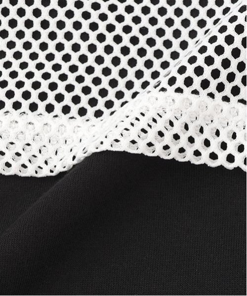 by LOVEiT（バイラビット）の「【ニコ☆プチ掲載】メッシュTキャミセット（アンサンブル・キッズ・オフホワイト/ブラック/サックスブルー・160cm/140cm/120cm/130cm/150cm）」の7枚目の写真