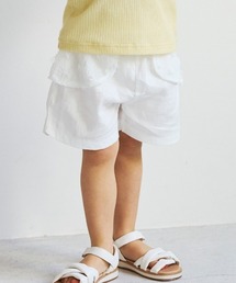 Hoppetta（ホッペッタ）の「【Hoppetta(ホッペッタ)】ポンポンショートパンツ 80・90・100cm（その他パンツ）」