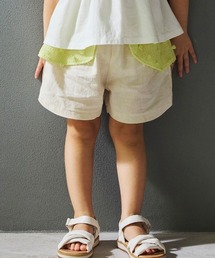 Hoppetta（ホッペッタ）の「【Hoppetta(ホッペッタ)】ポンポンショートパンツ 80・90・100cm（その他パンツ）」