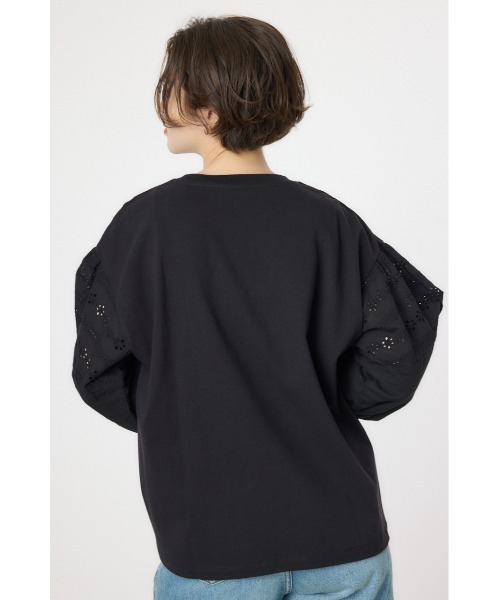 RODEO CROWNS WIDE BOWL(ロデオクラウンズワイドボウル)の「バルーンスリーブトップス(Tシャツ/カットソー・レディース・ブラック/レッド/オフホワイト/イエロー・FREE)」の8枚目の写真