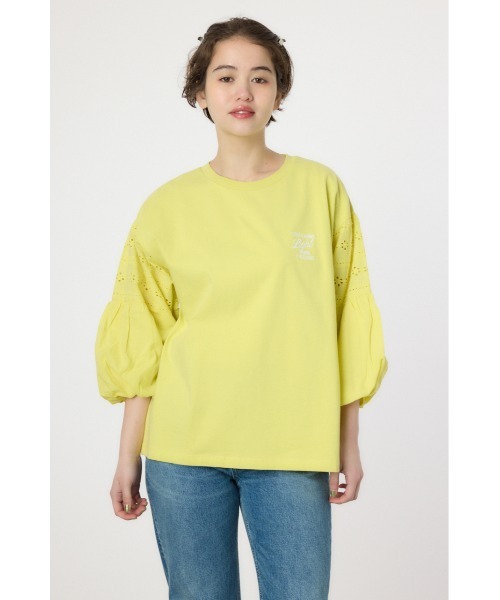 RODEO CROWNS WIDE BOWL(ロデオクラウンズワイドボウル)の「バルーンスリーブトップス(Tシャツ/カットソー・レディース・ブラック/レッド/オフホワイト/イエロー・FREE)」の17枚目の写真