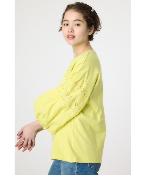RODEO CROWNS WIDE BOWL(ロデオクラウンズワイドボウル)の「バルーンスリーブトップス(Tシャツ/カットソー・レディース・ブラック/レッド/オフホワイト/イエロー・FREE)」の19枚目の写真
