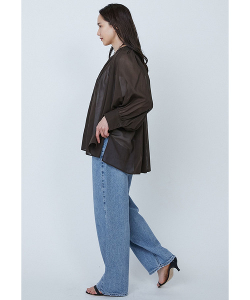 1er Arrondissement(プルミエアロンディスモン)の「コットンオーガンジーブラウス(シャツ/ブラウス・レディース・バーガンディー/ブラック系その他3/ブラウン系その他5・38/36)」の7枚目の写真