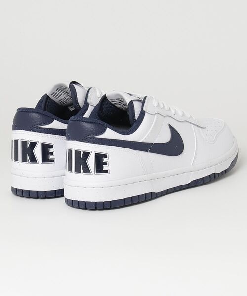 NIKE（ナイキ）の「ナイキ NIKE ナイキ ビッグナイキ LOW（スニーカー・メンズ・ホワイト×ネイビー・25.5cm/26.0cm/26.5cm/27.0cm/27.5cm/28.0cm/25.0cm）」の2枚目の写真