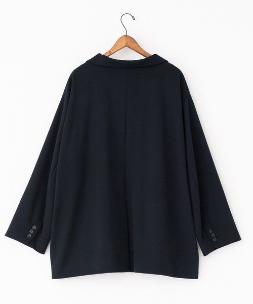 RYU(リュー)の「gabardine 2B jacket(テーラードジャケット・メンズ・ダークグレー/ダークネイビー・1/2/4)」の11枚目の写真