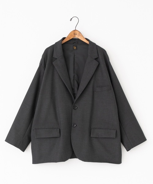 RYU(リュー)の「gabardine 2B jacket(テーラードジャケット・メンズ・ダークグレー/ダークネイビー・1/2/4)」の12枚目の写真