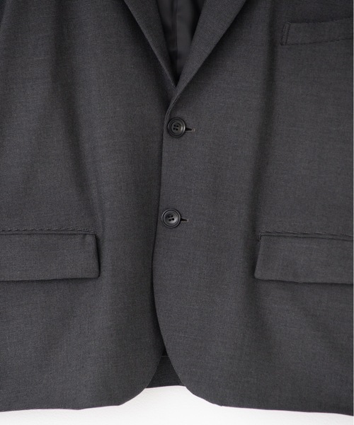 RYU(リュー)の「gabardine 2B jacket(テーラードジャケット・メンズ・ダークグレー/ダークネイビー・1/2/4)」の15枚目の写真