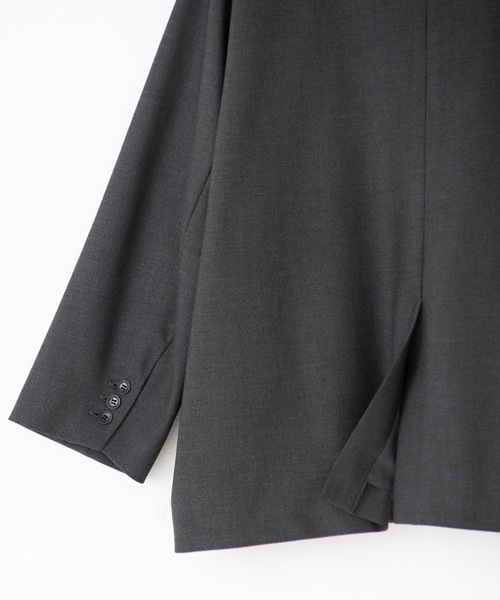 RYU(リュー)の「gabardine 2B jacket(テーラードジャケット・メンズ・ダークグレー/ダークネイビー・1/2/4)」の17枚目の写真