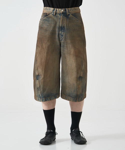 NVRFRGT（ネヴァーフォーゲット）の「別注 3D TWISTED JORTS（デニム