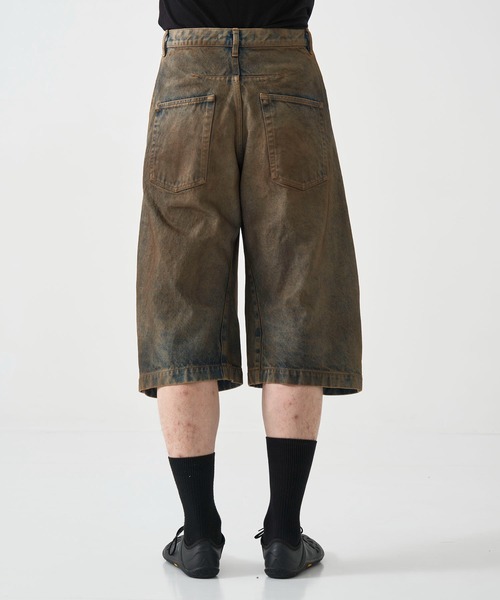 パンツ NVRFRGT 3D TWISTED JORTS NVRFRGT ジーンズ 別注 3D TWISTED JORTS メンズ : ZOZOTOWN