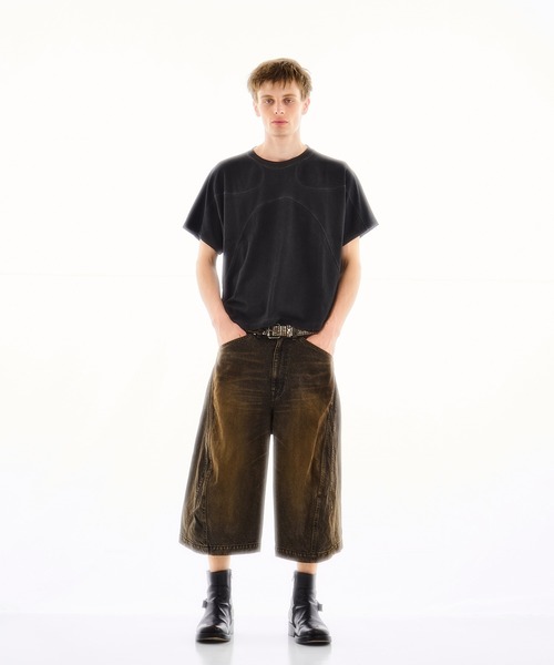 別注 3D TWISTED JORTS（デニムパンツ）｜NVRFRGT（ネヴァー