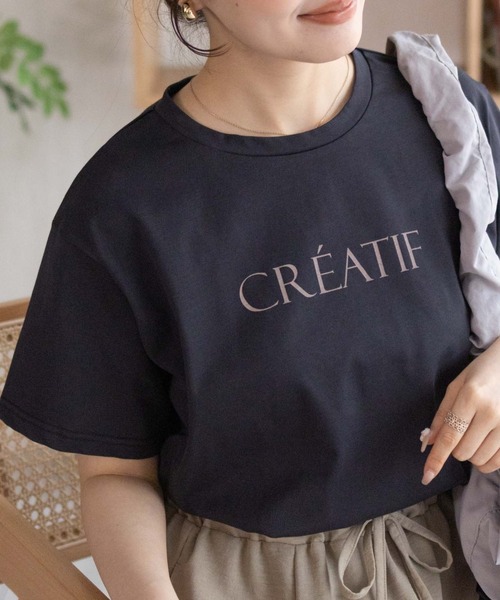 NAVY(ネイビー)の「nAvy SARARI プリントTシャツ(Tシャツ/カットソー・レディース・サックスブルー/スミクロ/オフホワイト・M/L)」の21枚目の写真