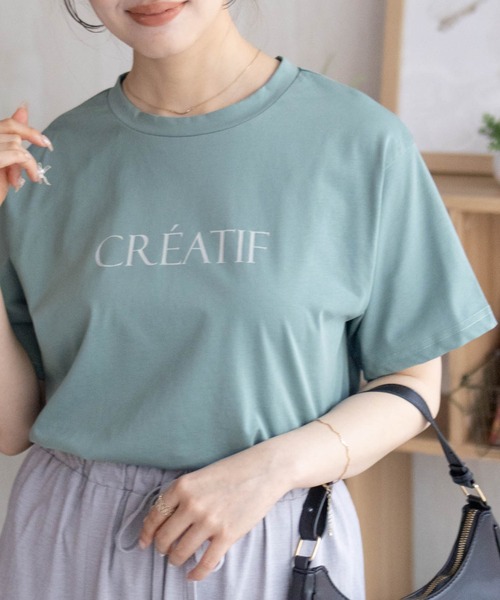 NAVY(ネイビー)の「nAvy SARARI プリントTシャツ(Tシャツ/カットソー・レディース・サックスブルー/スミクロ/オフホワイト・M/L)」の14枚目の写真