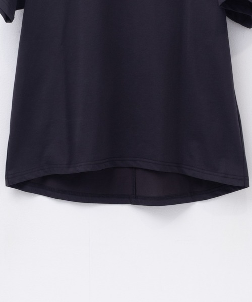 NAVY(ネイビー)の「nAvy SARARI プリントTシャツ(Tシャツ/カットソー・レディース・サックスブルー/スミクロ/オフホワイト・M/L)」の12枚目の写真