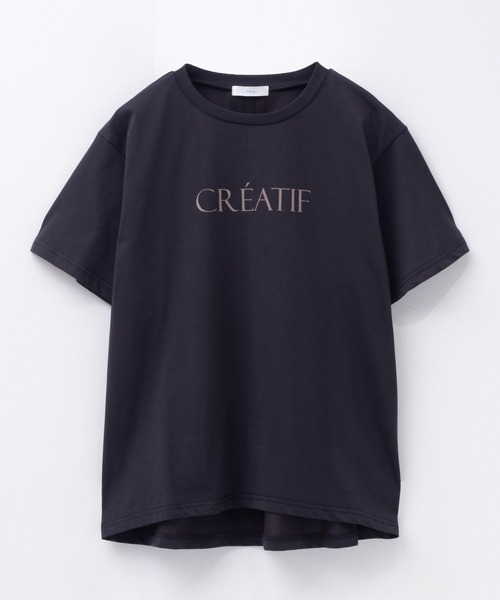 NAVY(ネイビー)の「nAvy SARARI プリントTシャツ(Tシャツ/カットソー・レディース・サックスブルー/スミクロ/オフホワイト・M/L)」の7枚目の写真