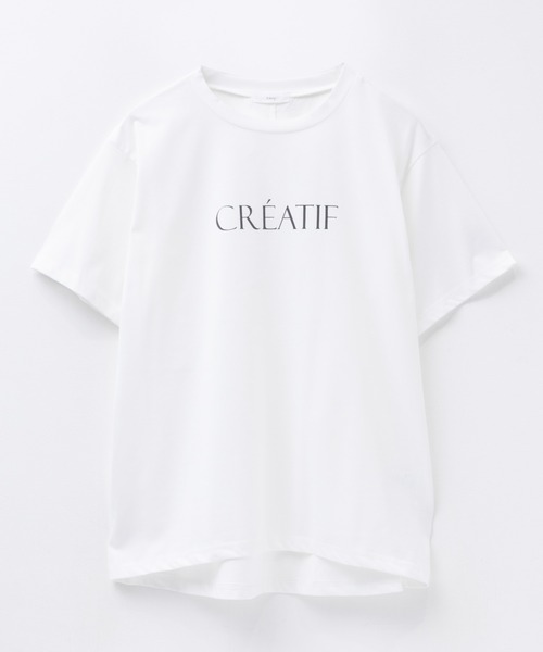 NAVY(ネイビー)の「nAvy SARARI プリントTシャツ(Tシャツ/カットソー・レディース・サックスブルー/スミクロ/オフホワイト・M/L)」の9枚目の写真