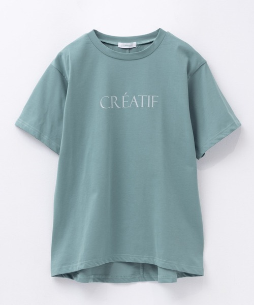 NAVY(ネイビー)の「nAvy SARARI プリントTシャツ(Tシャツ/カットソー・レディース・サックスブルー/スミクロ/オフホワイト・M/L)」の5枚目の写真