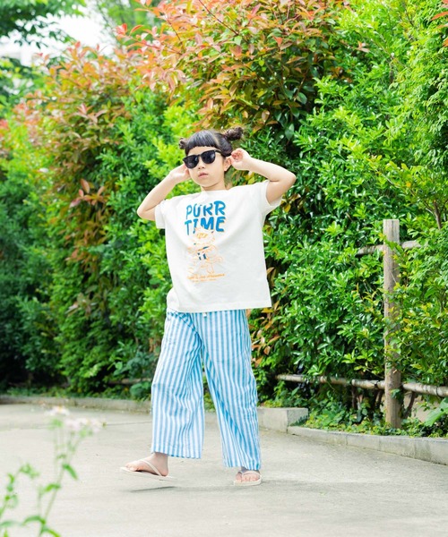 LOWRYS FARM（ローリーズファーム）の「ストライプパンツ　 495478（その他パンツ・キッズ・イエロー/ブルー/ピンク・110cm/150cm/140cm/130cm/120cm）」の18枚目の写真