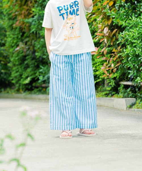 LOWRYS FARM（ローリーズファーム）の「ストライプパンツ　 495478（その他パンツ・キッズ・イエロー/ブルー/ピンク・110cm/150cm/140cm/130cm/120cm）」の16枚目の写真