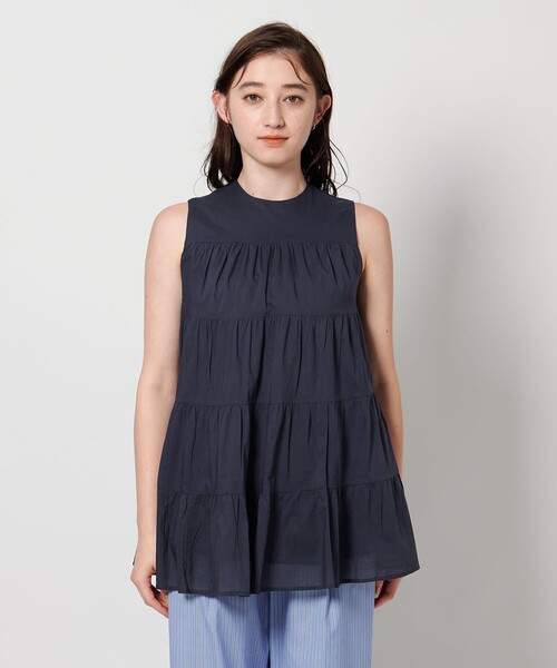 MARIHA(マリハ)の「【一部別注】<MARIHA>ミューズのブラウス(シャツ/ブラウス・レディース・イエロー/ネイビー/ホワイト・36)」の11枚目の写真