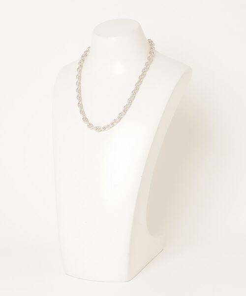 WAKAN SILVER SMITH（ワカンシルバースミス）の「【WAKAN SILVER SMITH】Hook connect necklace S 45cm（ネックレス・メンズ・シルバー・FREE）」の2枚目の写真